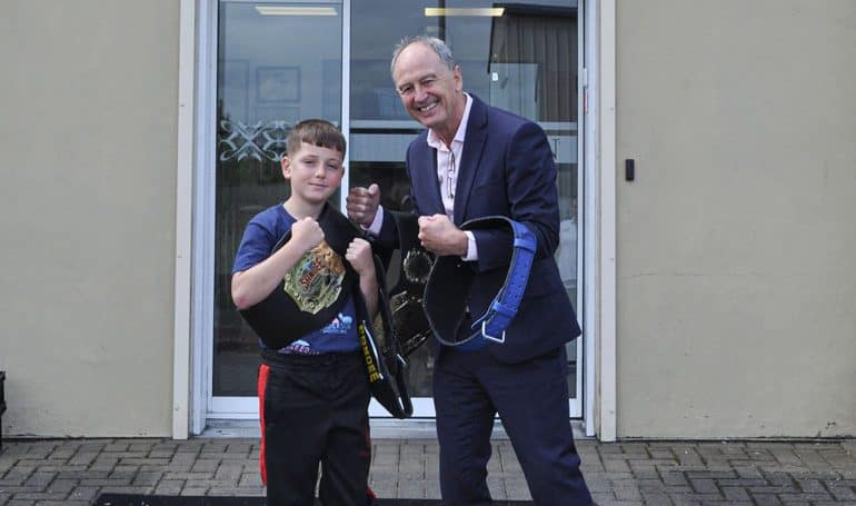 Roman supports Aycliffe lad Jenson to compete in Thailand