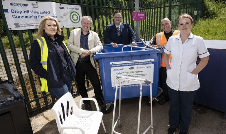 Innovative scheme allows unused medical and care equipment to be recycled