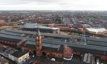 1,100+ tonnes of British steel installed at Darlington station