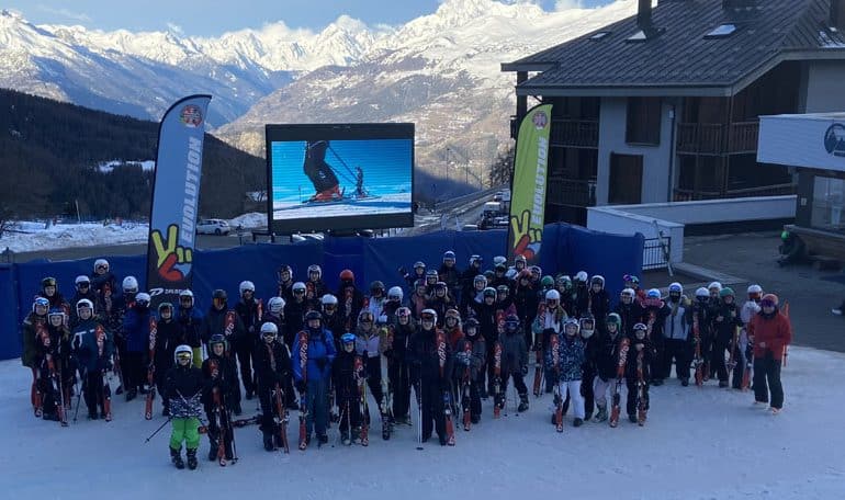 Aycliffe students enjoy Italian ski trip