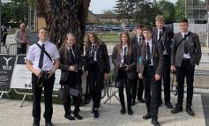 Aycliffe students visit Knife Angel on photography trip